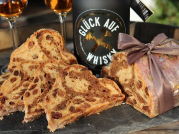 Stollen mit Alkohol